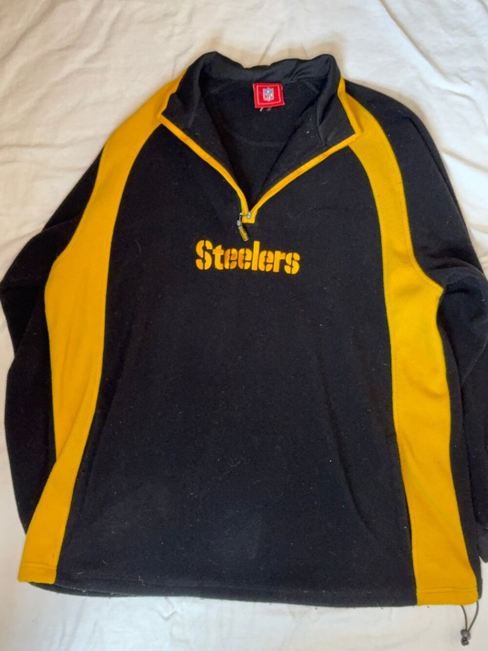 NFL Pittsburgh Steelers Fleece 1/4 Zip Pullover